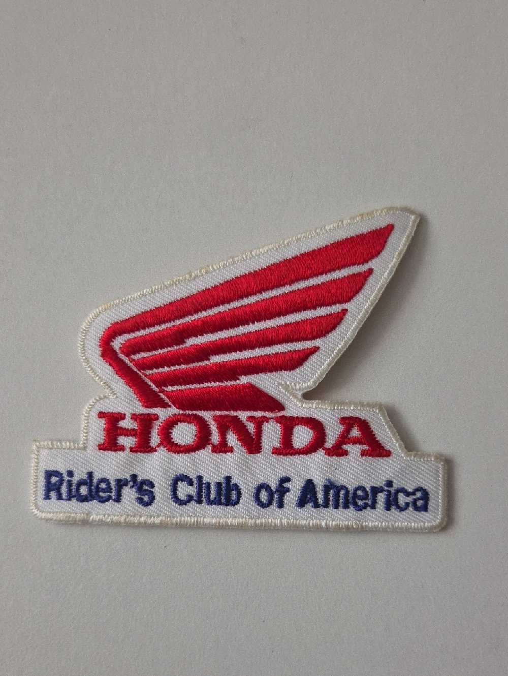 Riders Club of America Red & White Embroidered Patch